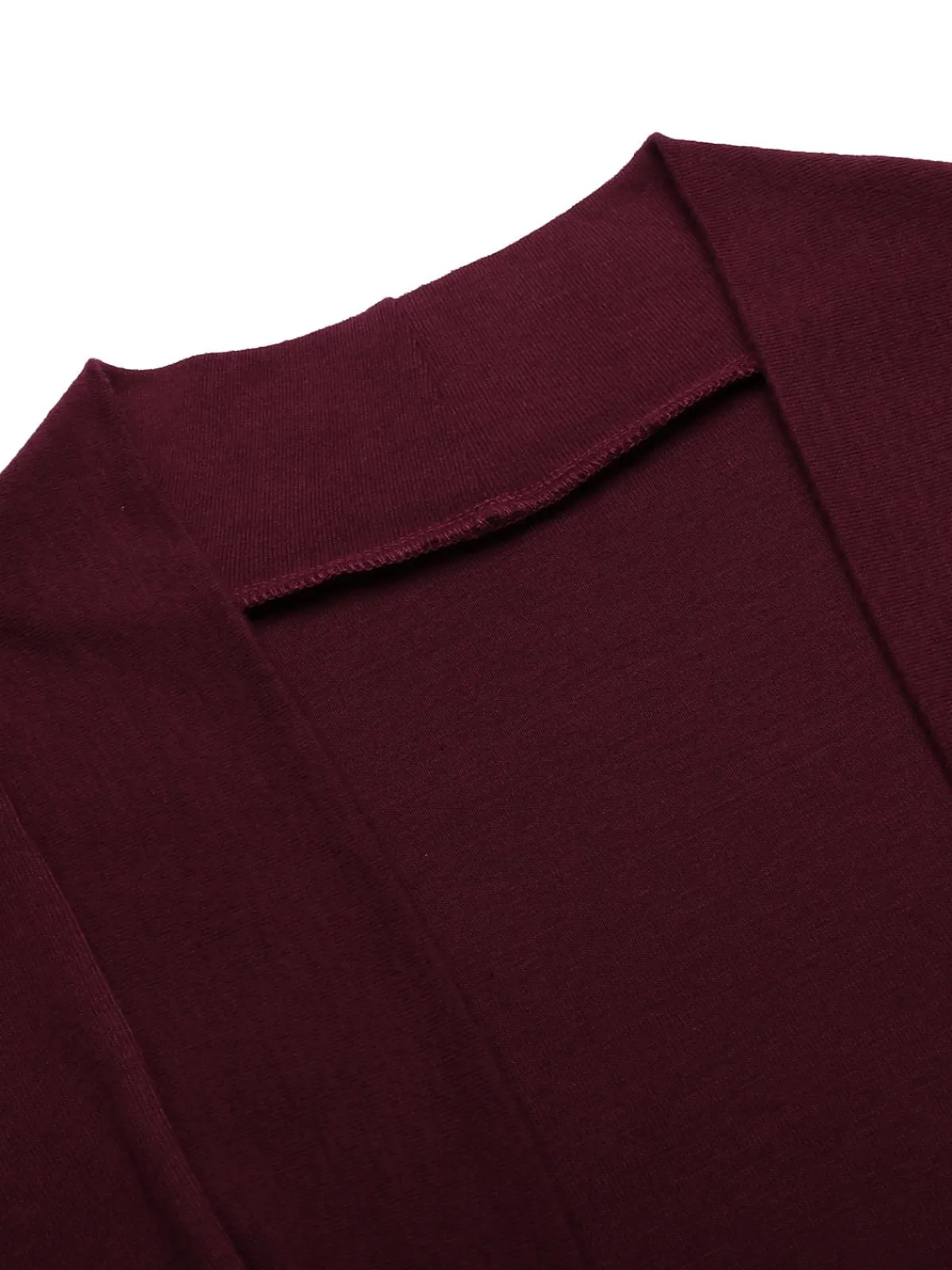 Clearance Retro Stage 2PCS Wine Red 1960s Velvet Bodycon Dress