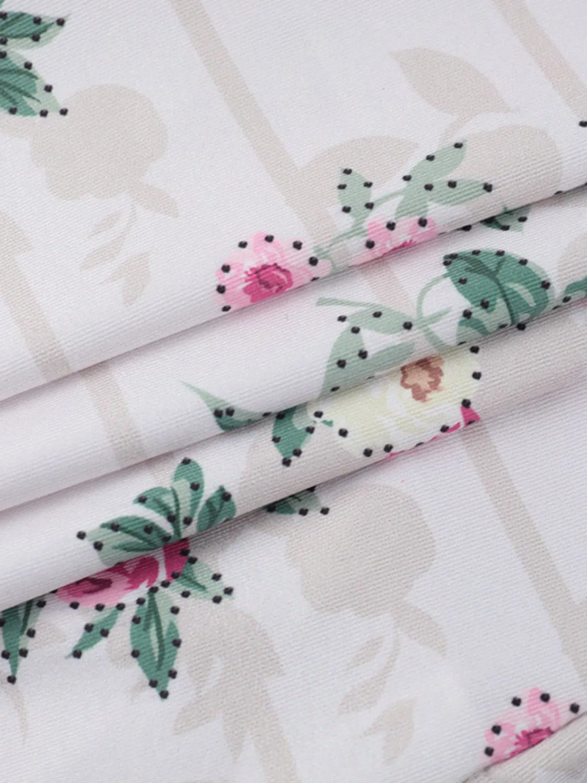 Clearance Retro Stage 1950s Floral Spaghetti Straps Corset Top Pink