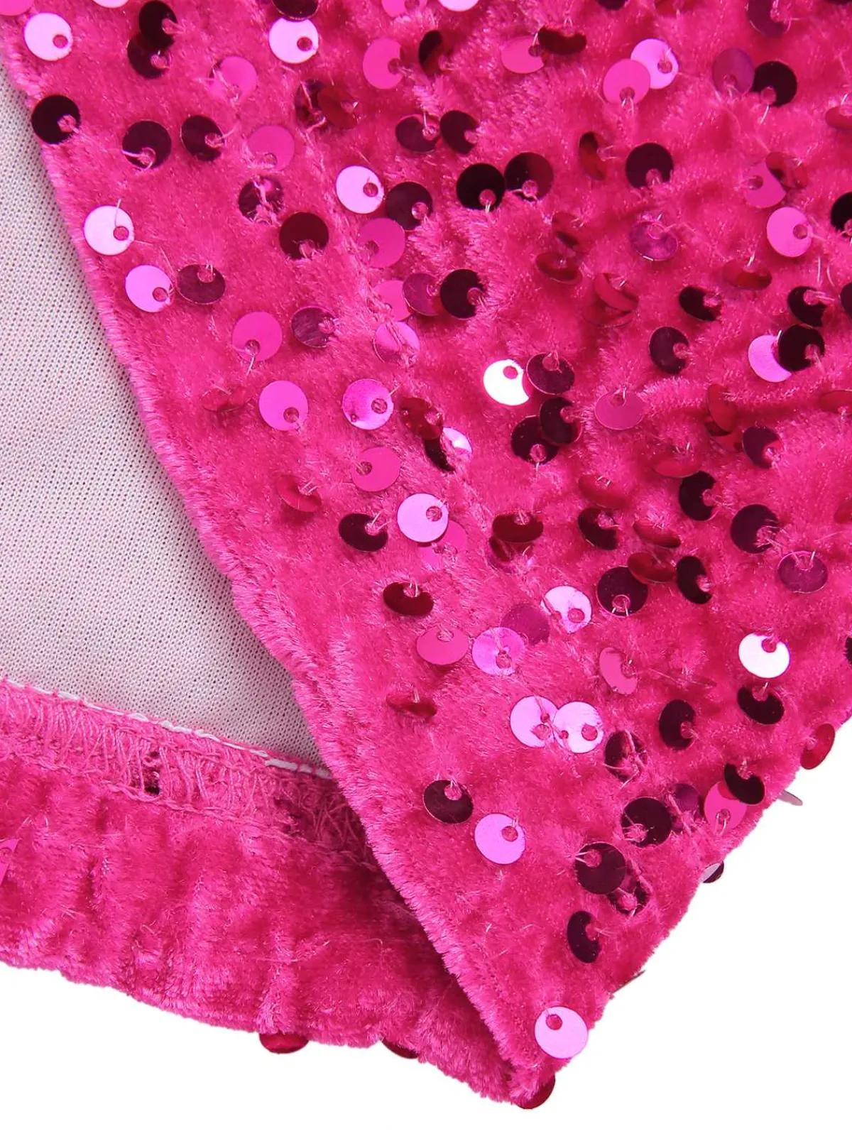 Clearance Retro Stage 1960s Halter Sequined Wrap Dress Pink