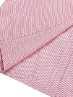 Clearance Retro Stage 1960s Halter Stripes Slit Dress Pink