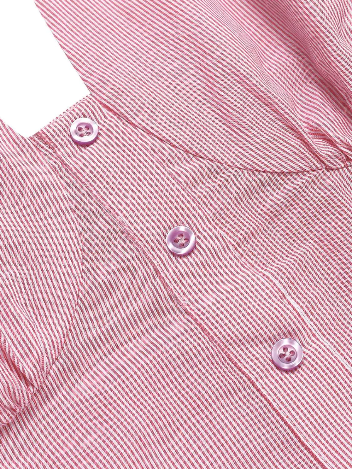 Clearance Retro Stage 1960s Halter Stripes Slit Dress Pink