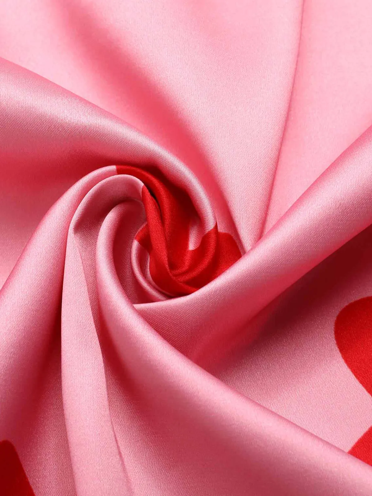 Clearance Retro Stage 1960s Heart Cowl Collar Sling Dress Pink