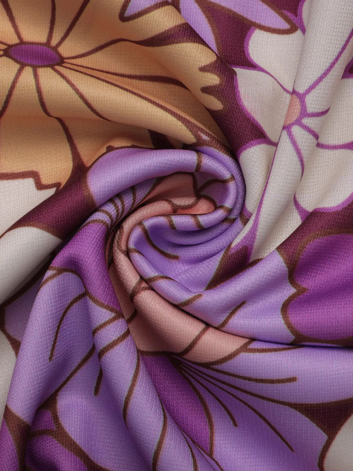 Best Retro Stage Pink 1960s Lapel Flowers Patchwork Dress