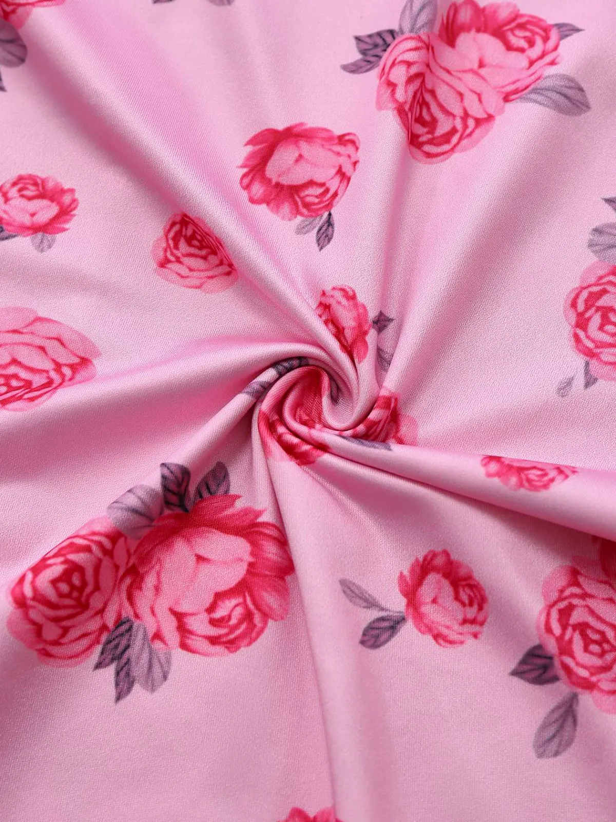 New Retro Stage 1930s Rose Cowl Neck Fishtail Dress Pink