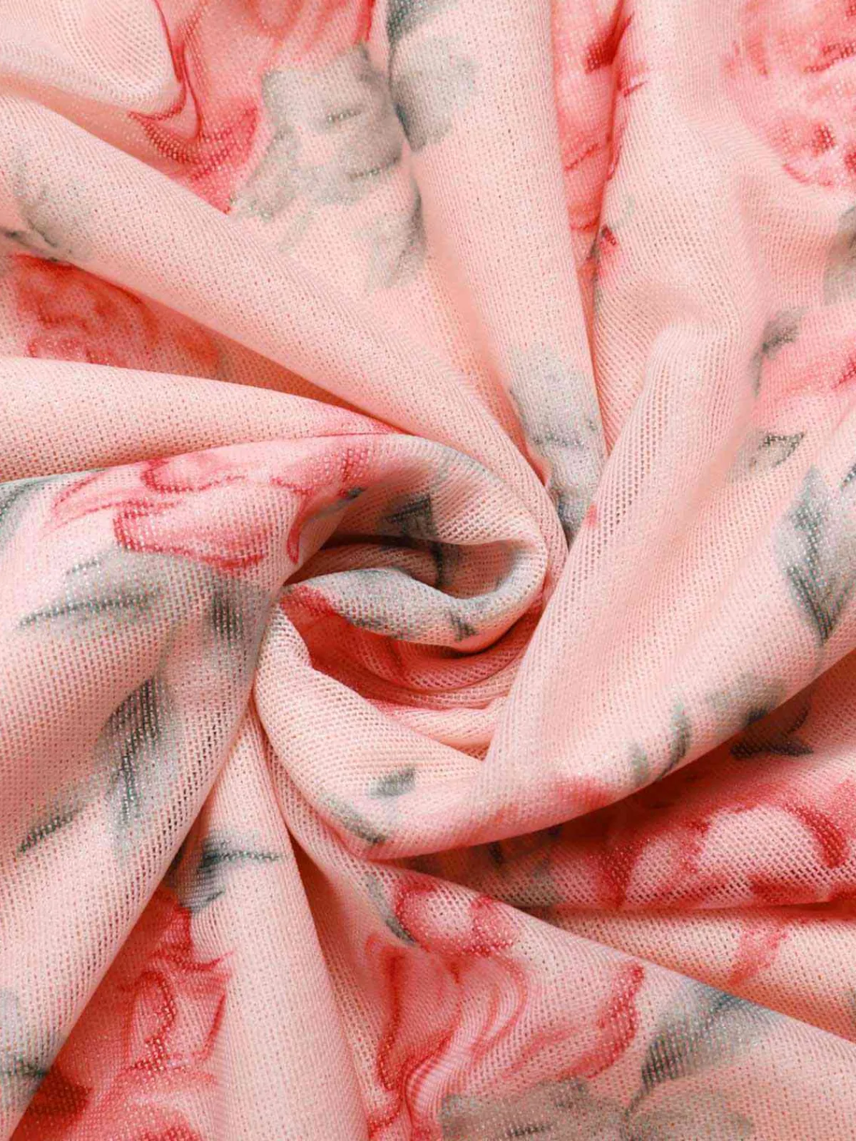 Fashion Retro Stage Pink 1930s Rose Silk Mesh Mermaid Dress Pale Pink