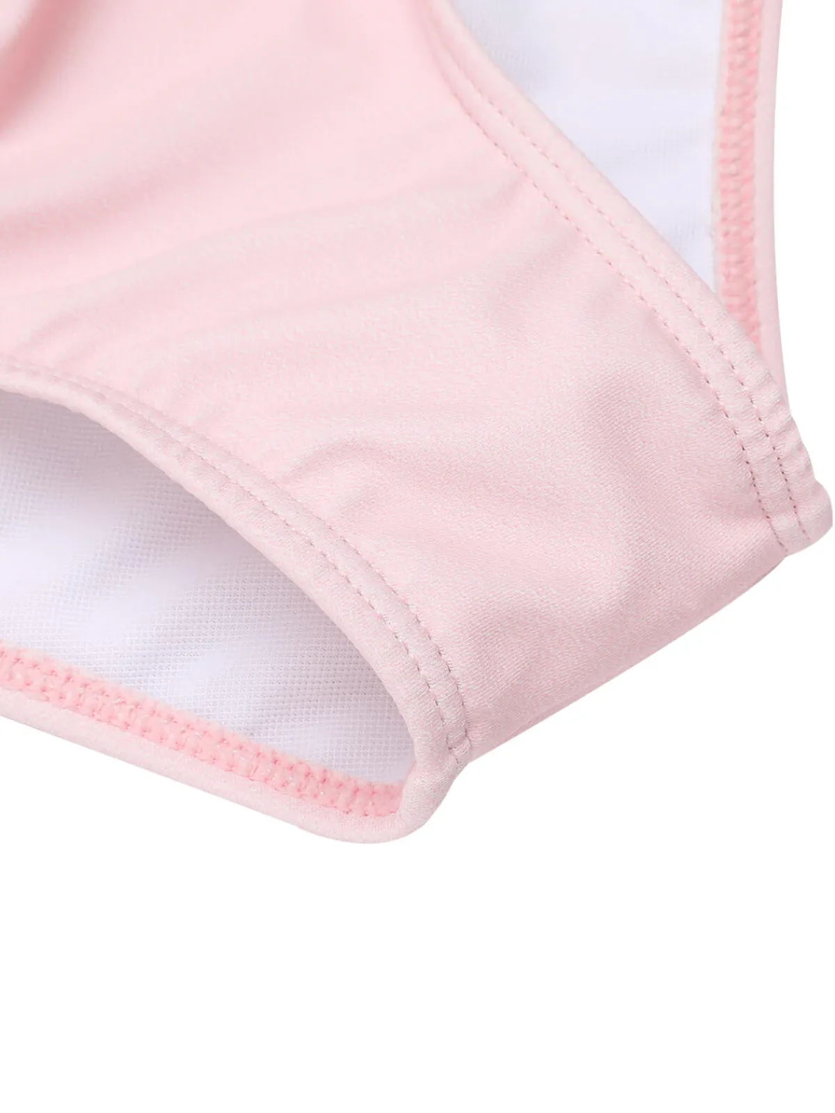 Best Retro Stage 1940s Rose Strap One-piece Swimsuit Pink