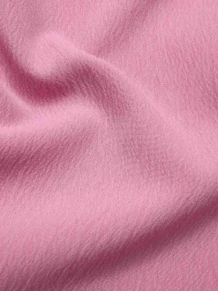New Retro Stage 1960s Solid Spaghetti Straps Bow Dress Pink