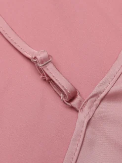 New Retro Stage Pink 1930s Spaghetti Strap Fishtail Dress