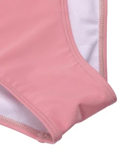 Sale Retro Stage 1960s Strawberry Plaid Halter Swimsuit Pink