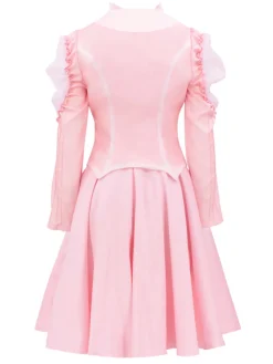Hot Retro Stage 1960s Wicked-Inspired Glinda Costume Set Pink