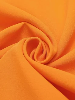 Online Retro Stage [Plus Size] 1960s Bow Patchwork Sleeveless Dress Orange