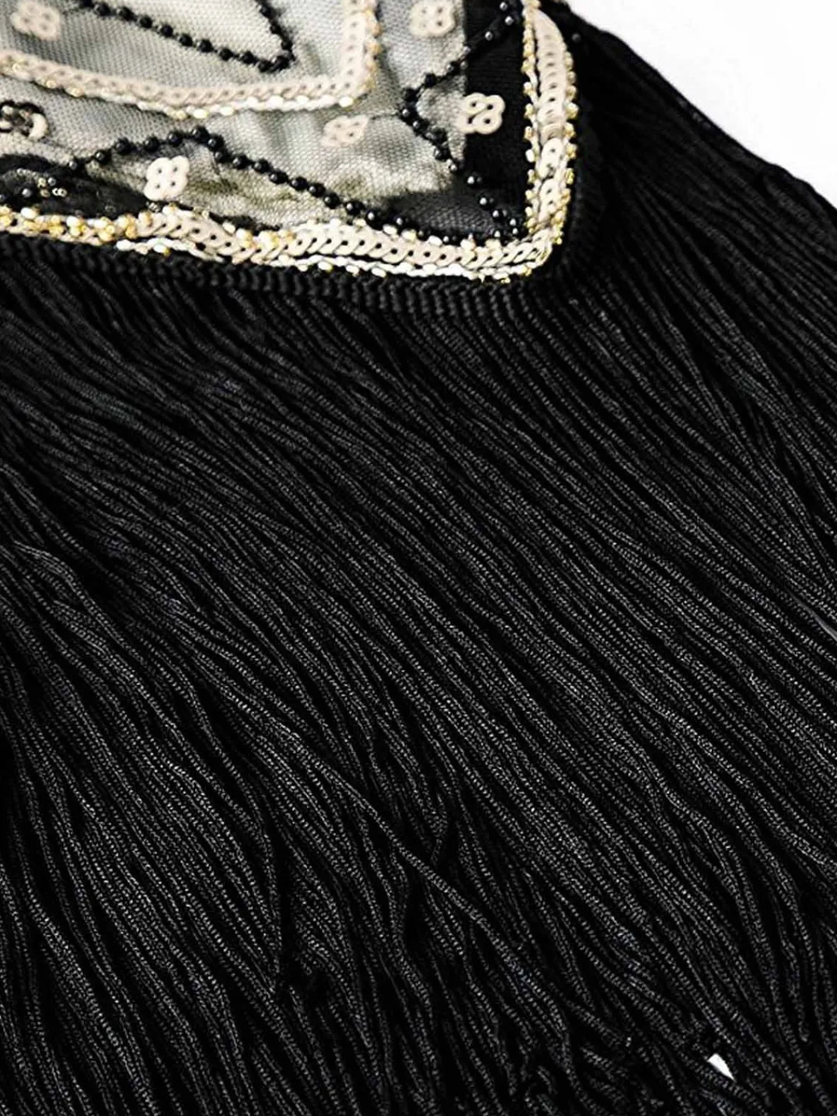 Discount Retro Stage Plus Size 1920s Sequined Dress
