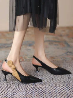 New Retro Stage Pointed-Toe Strappy Stiletto Sandals