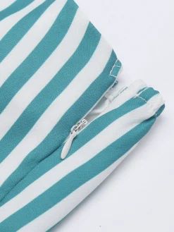 Clearance Retro Stage [Pre-Sale] 1950s Stripes Romper & Skirt Turquoise