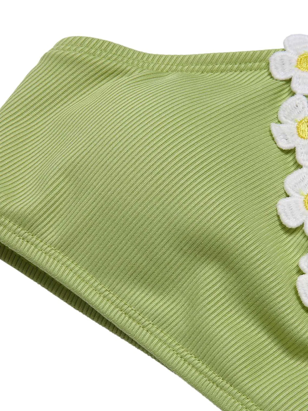 Clearance Retro Stage Purple 1960s Halter Knit Daisy Swimsuit