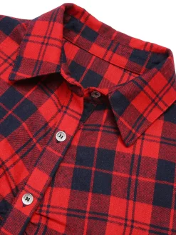 Sale Retro Stage 1930s Christmas Plaid Jumpsuit Red