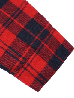 Sale Retro Stage 1930s Christmas Plaid Jumpsuit Red