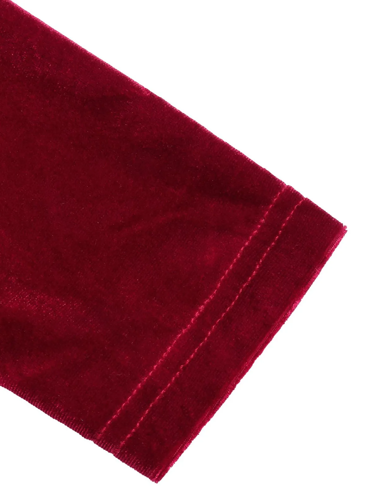 Clearance Retro Stage 1930s Contrast Lapel Velvet Bolero Jacket Red