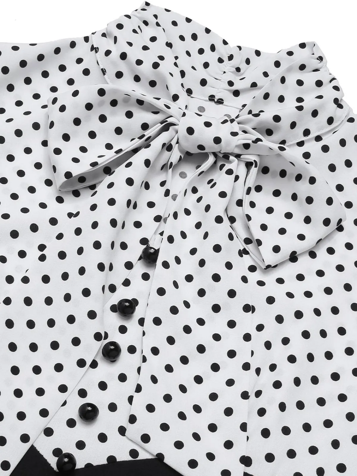 Outlet Retro Stage Red 1930s Dots Tie Neck Mermaid Dress