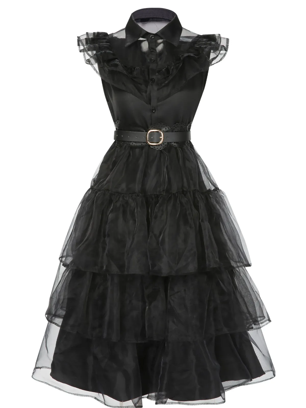 Best Retro Stage Red 1950s Halloween Lace Belt Dress