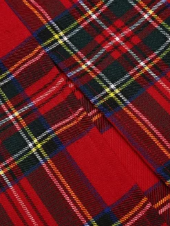 Sale Retro Stage 1960s Plaids Bodycon Dress Red