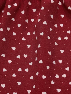 New Retro Stage 1940s Polka Dot Lace-Up Chiffon Blouse Red