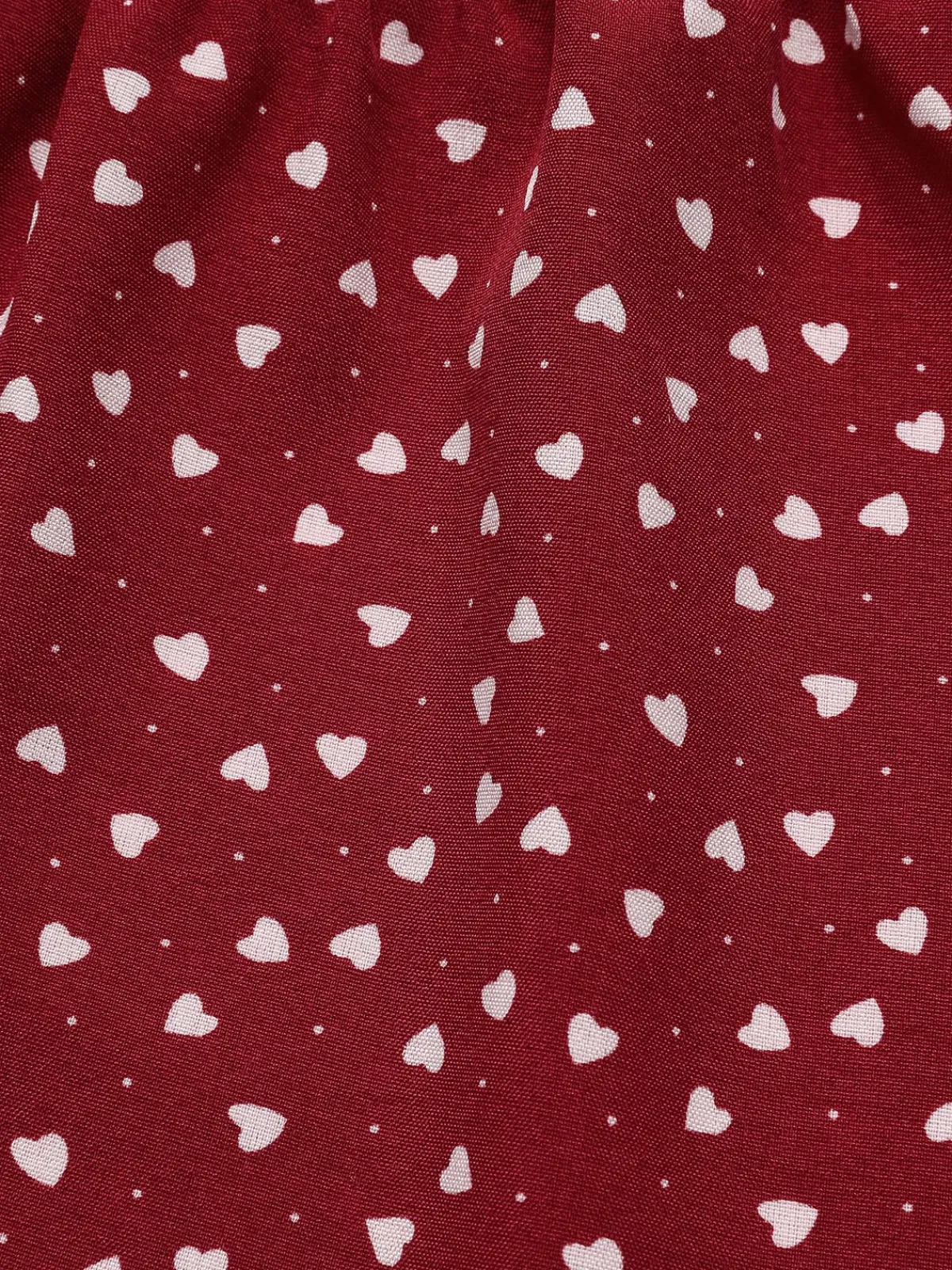 New Retro Stage 1940s Polka Dot Lace-Up Chiffon Blouse Red
