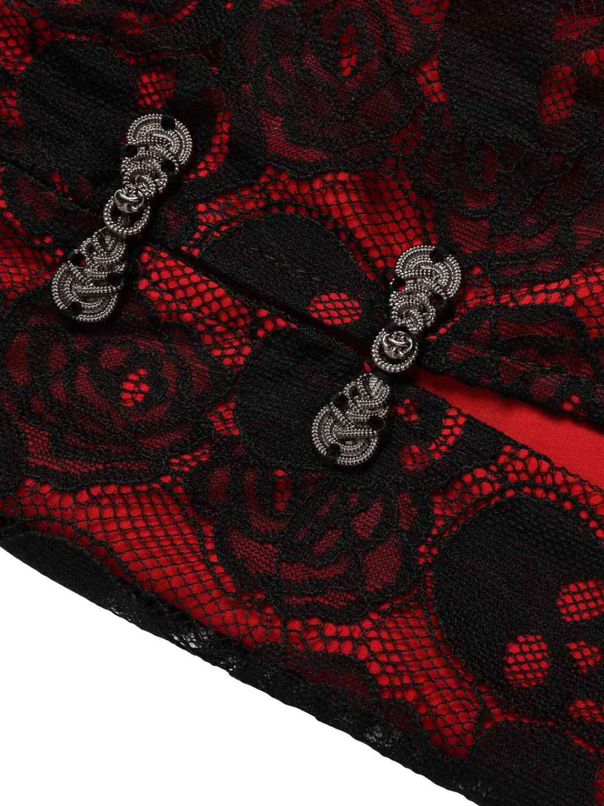 Clearance Retro Stage 1970s Skull Gothic Halter Pencil Dress Red