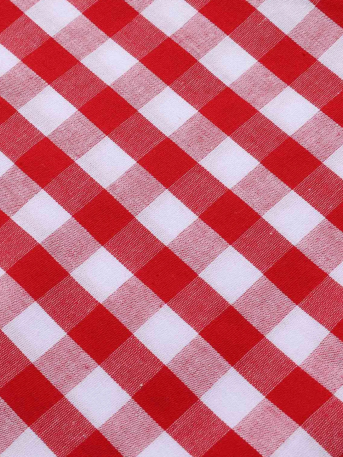 Best Retro Stage 1950s Strawberry Plaid Suspender Romper Red