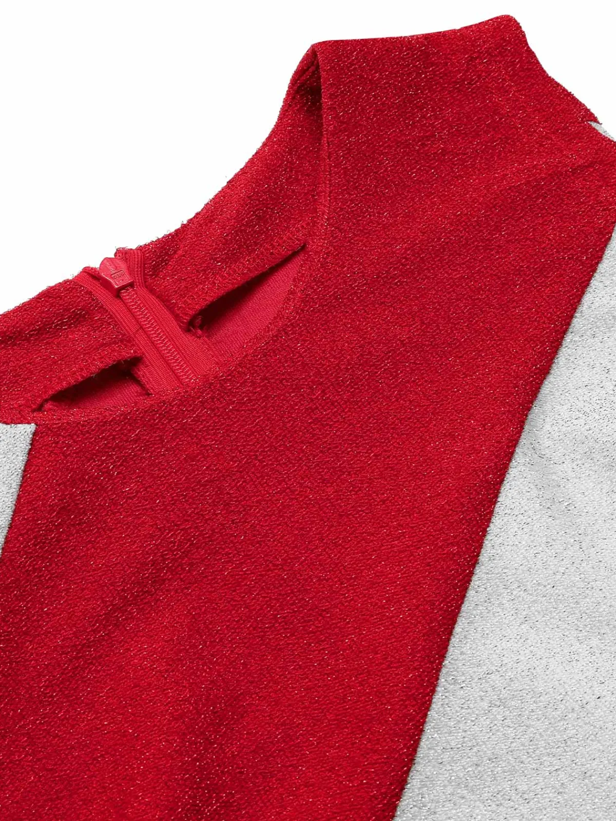 Clearance Retro Stage Red& 1960s Pinstriped Pencil Dress White