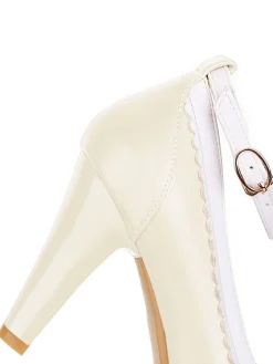 New Retro Stage Retro Ankle Strap High Heels Shoes