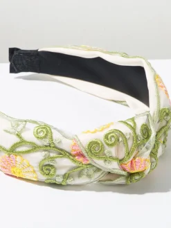 Clearance Retro Stage Retro Boho Embroidered Floral Headband
