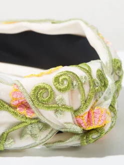 Clearance Retro Stage Retro Boho Embroidered Floral Headband