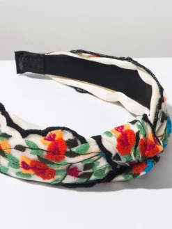 Clearance Retro Stage Retro Boho Embroidered Floral Headband
