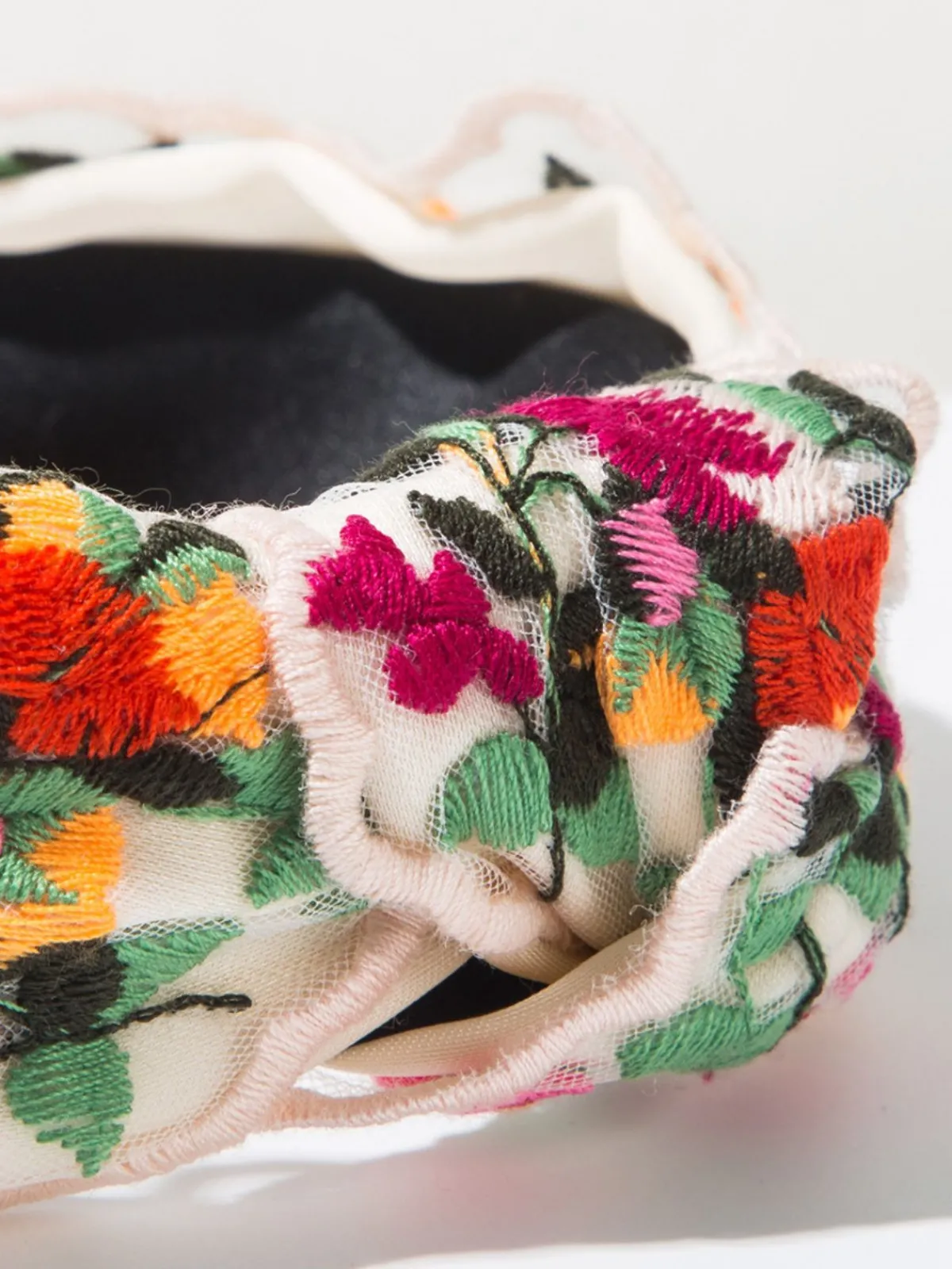 Clearance Retro Stage Retro Boho Embroidered Floral Headband