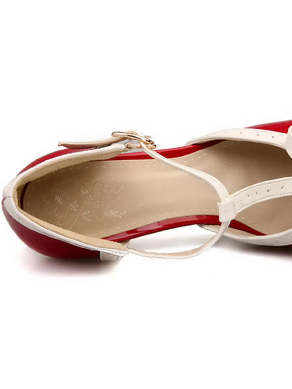 Clearance Retro Stage Retro Bow Décor High Heel Shoes