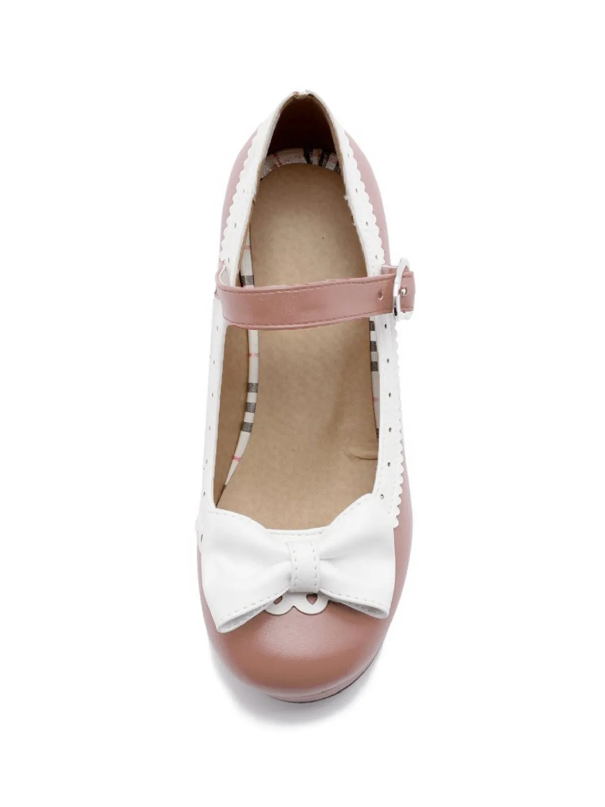 Discount Retro Stage Retro Bow Non-slip High Heel Shoes