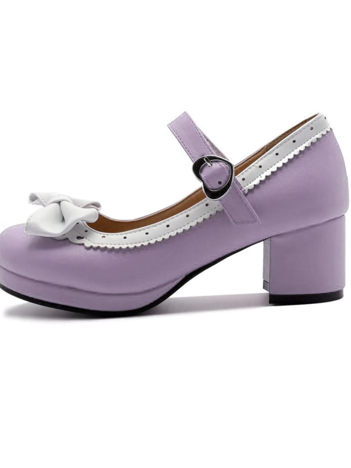 Discount Retro Stage Retro Bow Non-slip High Heel Shoes
