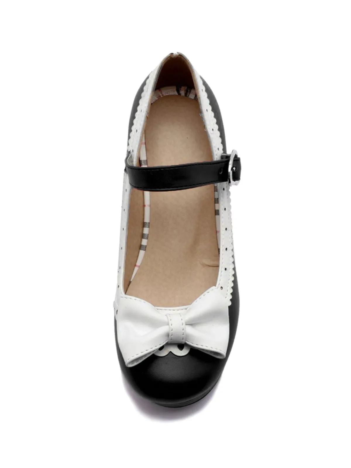 Discount Retro Stage Retro Bow Non-slip High Heel Shoes