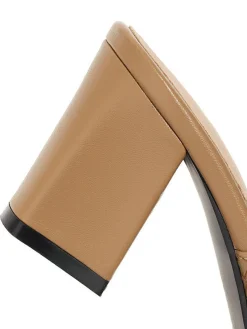 Sale Retro Stage Retro Bowknot Chunky Heels Sandals