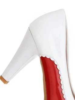 Clearance Retro Stage Retro Bowknot High Heels Shoes