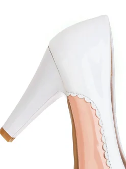 Best Retro Stage Retro Bowknot High Heels Shoes