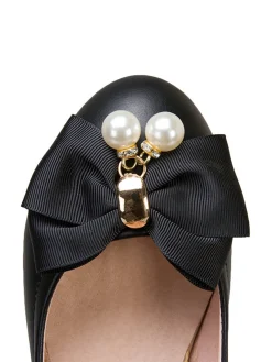 Clearance Retro Stage Retro Bowknot Mary Jane Shoes