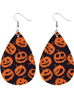 Sale Retro Stage Retro Halloween Pumpkin Drop Earring