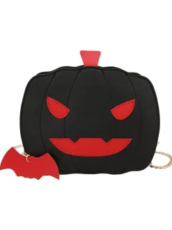 Hot Retro Stage Retro Halloween Pumpkin Shoulder Bag