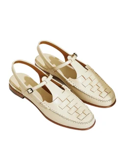 Hot Retro Stage Retro Handwoven Toe Roman Sandals