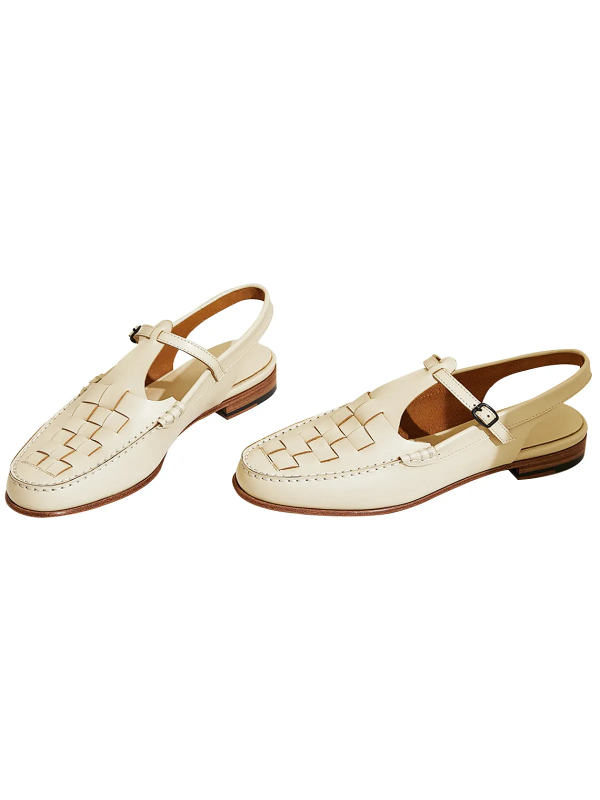 Hot Retro Stage Retro Handwoven Toe Roman Sandals