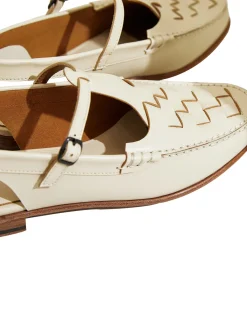 Hot Retro Stage Retro Handwoven Toe Roman Sandals