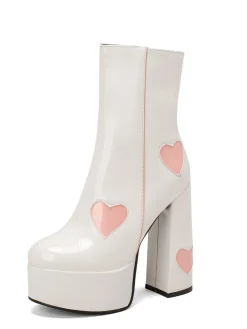 Online Retro Stage Retro Leather Super Thigh-High Boots