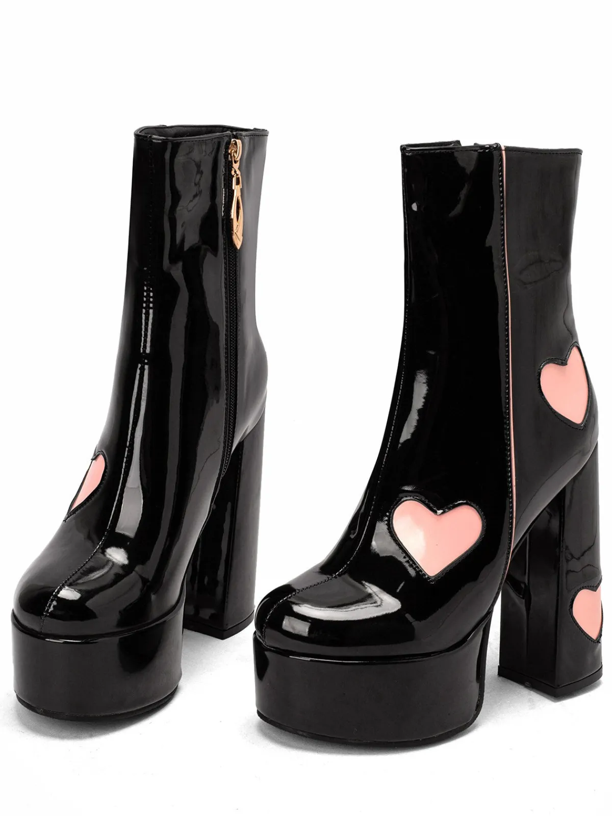 Online Retro Stage Retro Leather Super Thigh-High Boots